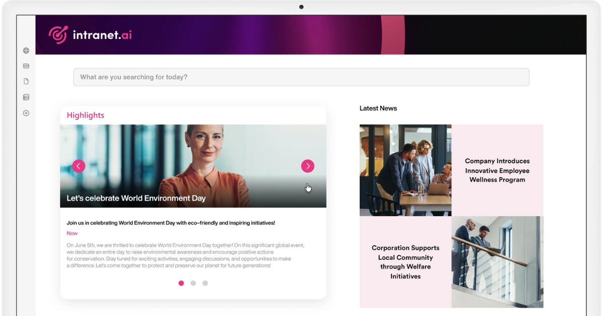 Creating modern communications in the SharePoint intranet by intranet.ai