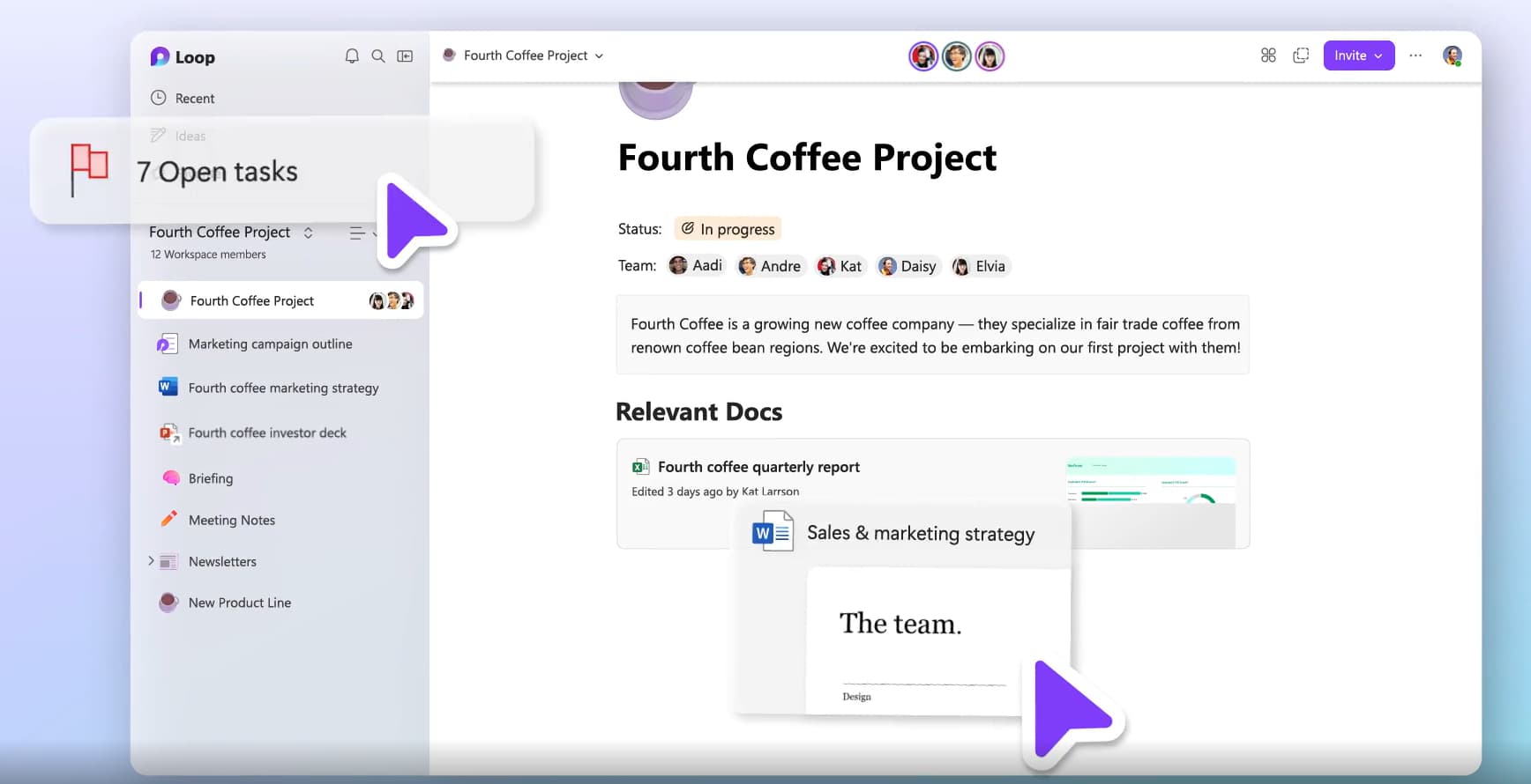 Aperçu de Microsoft Loop